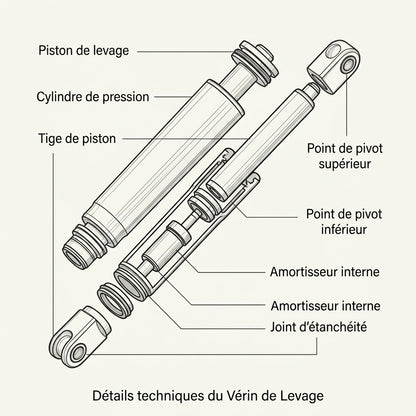 Lit moderne LED et rangement